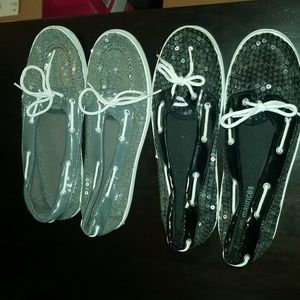 Womens Maurcies sequined shoes size 8.5